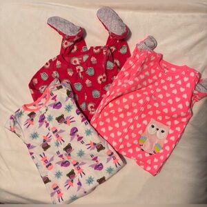 Carter's Fleece Footed Pajamas- like new!